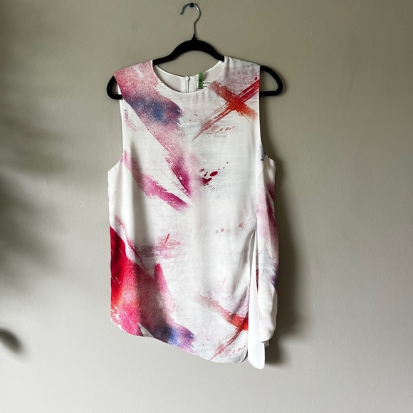 Aritzia Babaton Hopkins tie blouse L - Picture 4 of 11